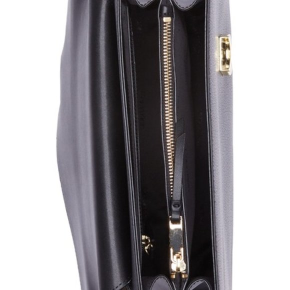 SOLD! Calvin Klein NWT Iris Leather Satchel Handbag - Picture 7 of 10